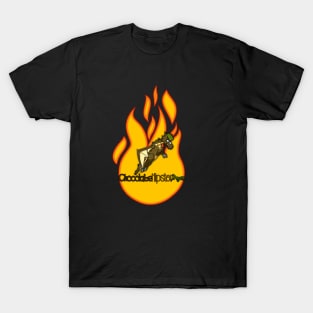 Chocolate Hipster Dragon T-Shirt